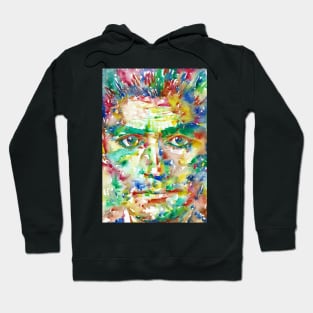 FRANZ KAFKA watercolor portrait .5 Hoodie